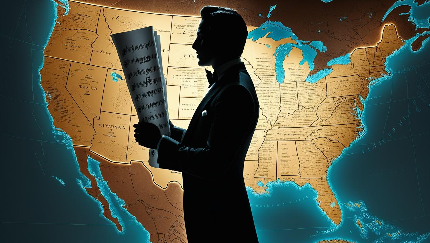 A poster for an upcoming concert.